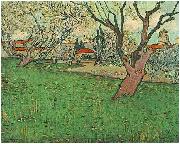 View of Arles with flowering trees, Vincent Van Gogh